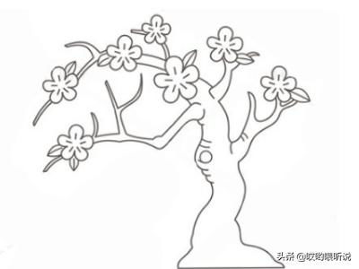 桃花简笔画图片大全[桃花简笔画简单又漂亮]