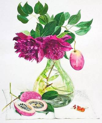 画静物花卉作品名字,静物花卉装饰画